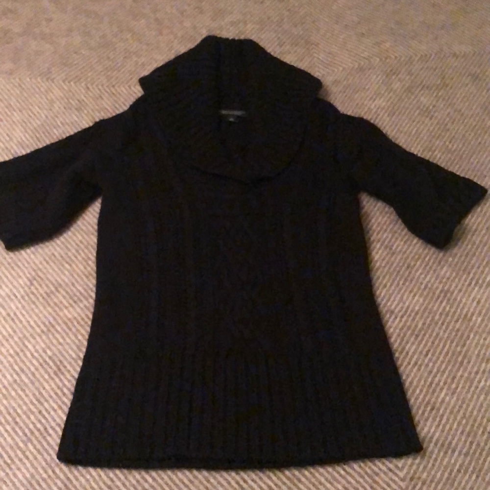 Silky chunky 100% fine merino wool sweater.